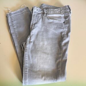 Articles of Society Light Gray Distressed Jeans